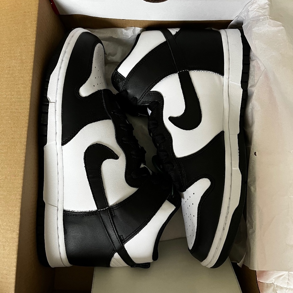 Nike dunk panda high tops - Picture 1 of 4